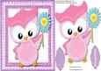 Cute Owl with a Flower