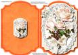 Print, Cut, and Fold Beautiful Cream Rose S