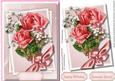 Beautiful Cerise Roses and Babys Breath