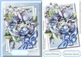 Beautiful Blue Roses and Baby's Breath