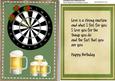 Topper with Incert and Verse Beer and Darts