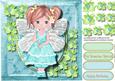 Cute Fairy Frae in Aqua