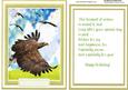 Topper, with Verse and Incert, the Eagel in Flight,