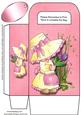 Pink Gift Bag , Bonnet Girl