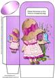 Lovely Lilac Gift Bag, Bonnet Girl