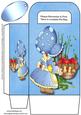 Lovely Blue Gift Bag, Bonnet Girl