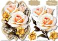 Beautiful Cream Roses with Daffodils