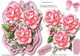 Beautiful Pink Roses in a Bracket 