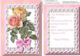 Topper, with Incert and Verse Birthday Roses 