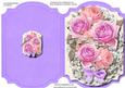 Print, Cut, and Fold Beautiful Lilac and Pink Roses