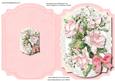 Print, Cut, and Fold, Stunning French Pink Roses 