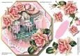 Lovely Octagonal Card with Downton Roses