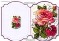 Print, Cut, and Fold, Beautiful Roses, and Baby's Breath 