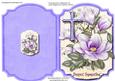 Print, Cut, and Fold , Sympathy Lilac Magnolias, 1