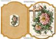 Print, Cut and Fold , Buff with Pink Roses 3