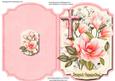 Print, Cut and Fold , Sympathy Pale Pink Roses ,4