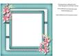 Incert Aqua with Flowers 