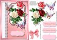 Beautiful Mixed Roses and Butterflys