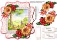 Beautiful Flower Topper with Dahlias