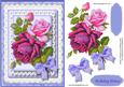 Beautiful Lilac Roses on Stunning Lace 