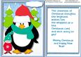 Topper and Verse Cute Penguin and Helper