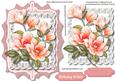 Lovely Deep Pink Magnolias in a Ornate Frame