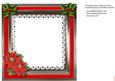 Incert , with Pionsettias, on Lace