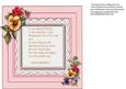 Incert with Verse and Pansy's