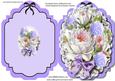 Print, Cut,and Fold Lovely Lilac and White Roses