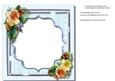 Incert Blue with Begonias