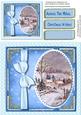 Lovely Christmas Wishes in a Oval Frame 