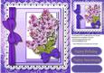 Lovely Lilac and Ribbon Bow on Lace