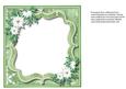Incert Green Bracket with White Poinsettias