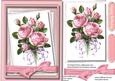 Lovely Pink Roses with Ribbon Bow