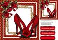 Beautiful Red Shoes and Drama Roses 