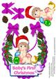 Lovely Baby Girl's 1st Christmas