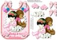 Beautiful Baby Girls 1st Birthday on a Bib