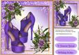 Beautiful Lilac Shoes and Roses