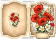 Print, Cut, and Fold, Beautiful Poppy's and Blossom