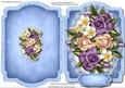 Print, Cut, and Fold, Beautiful Lilac and Cream Roses