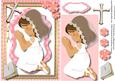 Communion, Chrisening, or Baptisum Card for a Girl,