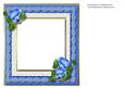 Incert , Blue Flowers and Lace 