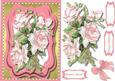 Lovely French Roses in a Bracket Frame