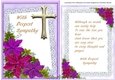 Beautiful Floral Sympathy 2,with Verse