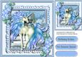 Beautiful Blue Fantasy Unicorn