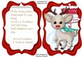 Tent Card , Rouldoff at the North Pole , with Verse 