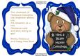 Have a Beary Merry Christmas, ( Blue )