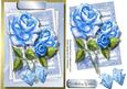Lovely Blue Roses on Sheet Music 