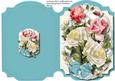 Cut, and Fold with White and Pink Roses 