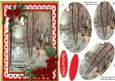 A5 Christmas Scene in Pyramid